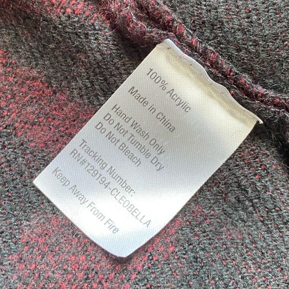 Cleobella Sevigny Capelet Sweater Poncho Open Front Tassels Womens One Size - Picture 8 of 8